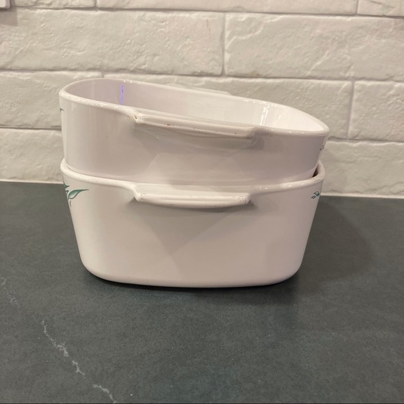 Corningware Rosemarie 1L A-1-B & 1.5L A-15L casserole dish set vintage - Picture 10 of 14